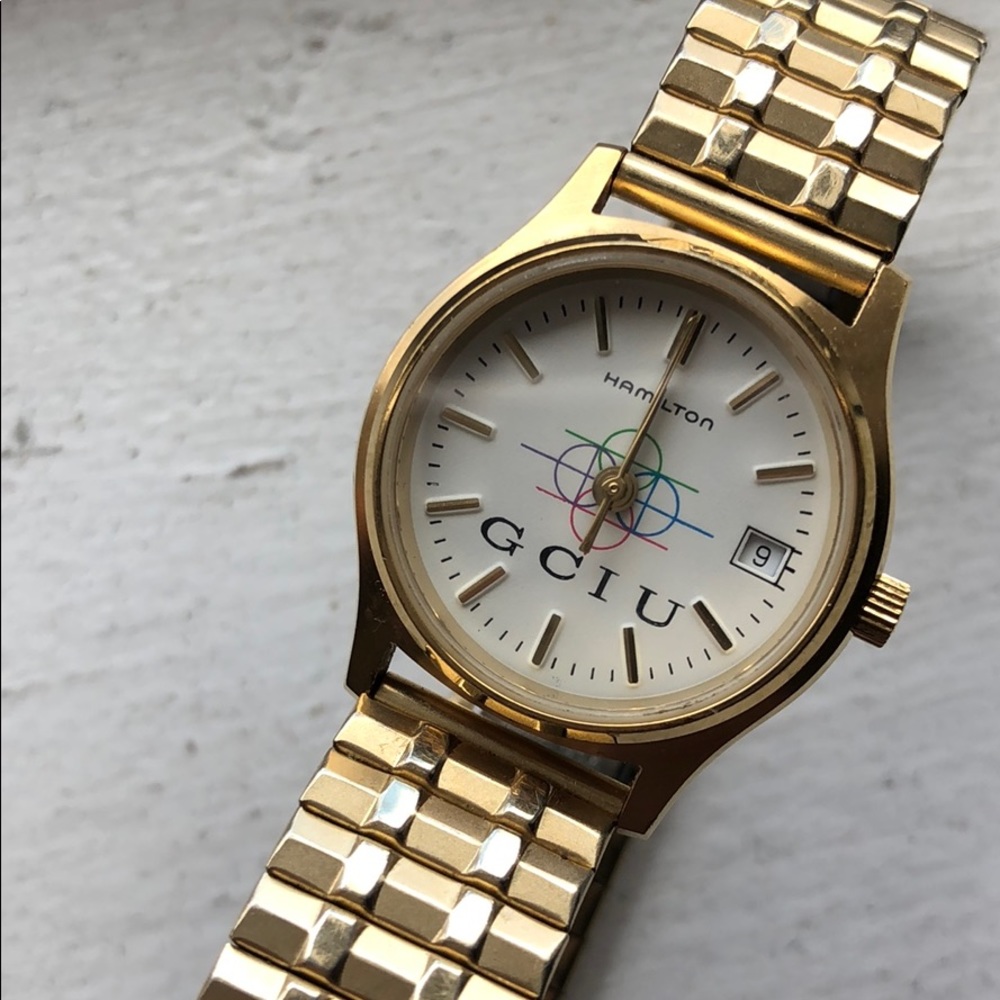 Hamilton GCIU Gold Watch
